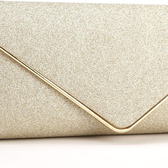Clutch Purses For Women Evening Bags Sparkling Shoulder Envelope Party Cross Bod - Picture 5 of 7